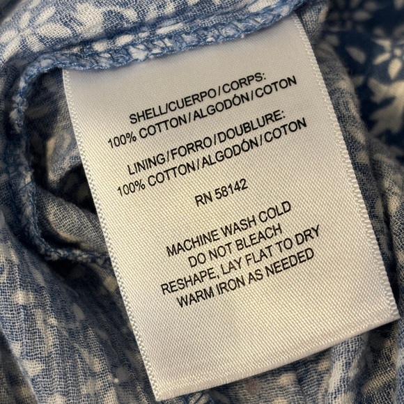 Gal Meets Glam Collection Blue Floral Print Ruffle Neck Sleeveless Maxi Dress 6 - Picture 8 of 11